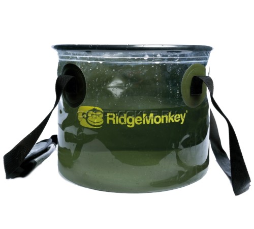 Полупрозрачное мягкое ведро RidgeMonkey Perspective Collapsible Bucket